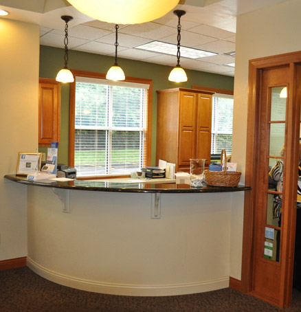 Reception desk