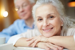 Smiling woman