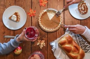 Dentist in Centerville having Thanksgiving dinner.